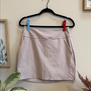 Adidas Cream Athletic Skirt